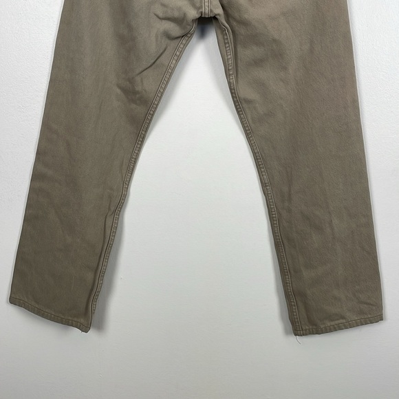 Levis 501 Jeans Mens 32-34 Straight Leg Red Tag Button Fly 5 Pocket Denim Jeans - Picture 7 of 10